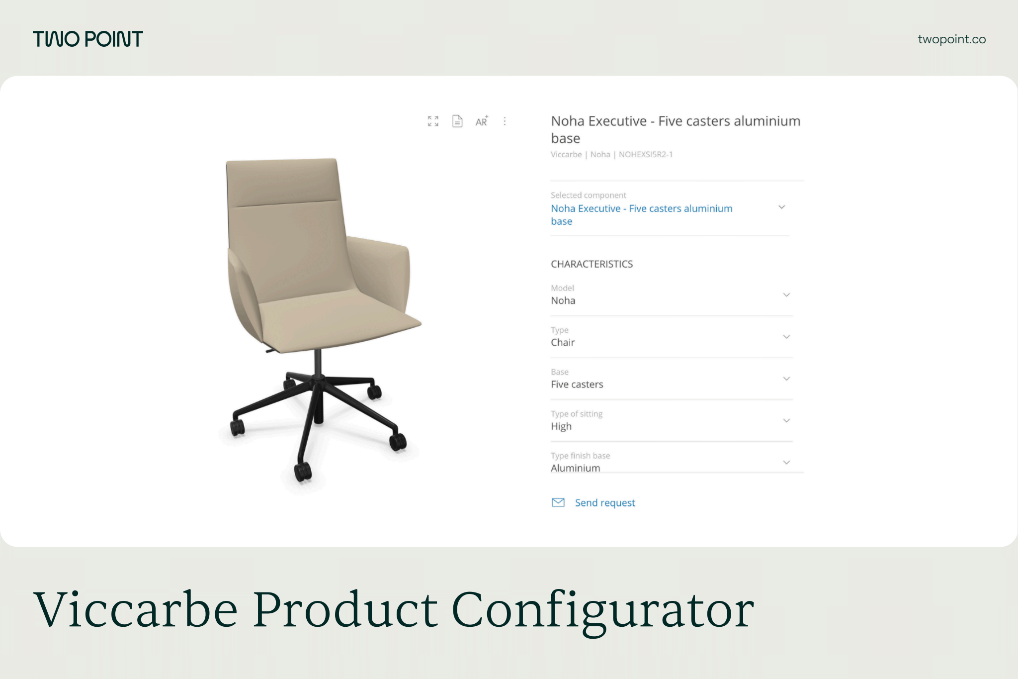 Viccarbe Product Configurator web app cover